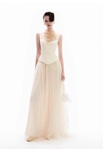 2026 anno nuovo moda donna Slim Fit vita alta a trapeazione con strass stile impero girovita tessuto da sera lungo fino al pavimento per feste - Product Image 2