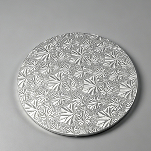 SunShine - Produit en promotion : Assiettes carrées en papier alimentaire 8x8 pouces, couleur et logo personnalisables, dorées, pour pâtisserie et gâteaux - Product Image 4