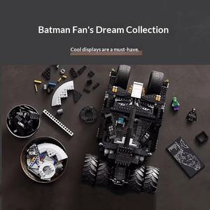 Blocchi <span class=keywords><strong>di</strong></span> Costruzione in Plastica 76240 Batmobile Compatibili Transfrontalieri, Giocattolo da Assemblare per Auto del Cavaliere Oscuro, Uso Interno, Età 0-24 Mesi - Product Image 3