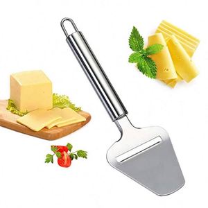 Utensilios de Cocina, Pelador de Queso Manual, Cuchillo para Pizza, Cortador de Queso de Acero Inoxidable con Mango de Acero Inoxidable - Product Image 1
