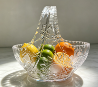 Vase en cristal sculpté à la main 24% PbO, décoration de mariage, centre de table élégant, ornement de table pour banquet, événement, décoration de la maison