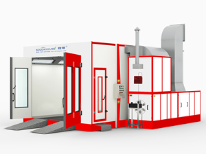 Cabine de <span class=keywords><strong>peinture</strong></span> et de séchage ultra-économique à chauffage au gaz, avec brûleur Riello italien 6,5 kW, pour la réparation de carrosseries automobiles - Product Image 1