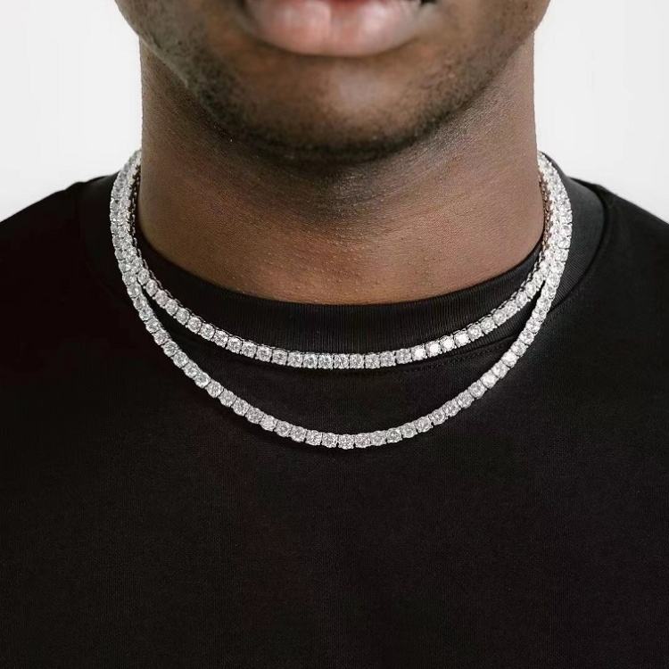 4mm-GRA โมอิสซาไนต์-สีขาว