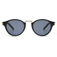 Vente flash Wei Ken 6228 PC Lunettes de soleil rondes rétro en métal pour femmes et hommes, usage quotidien, CE