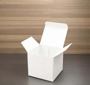Caja de Papel Pequeña Biodegradable Plegable con Logotipo Personalizado al por Mayor para Empaque de Cosméticos, Caja para Velas y Jabones, Impresión con Relieve de Alta Gama - Product Image 2