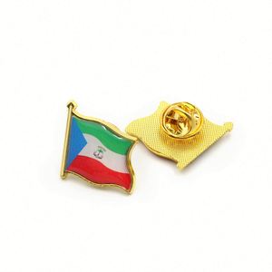 Broche de Aleación Personalizado con Forma de Bandera y Cierre de Mariposa para Actividades - Product Image 2