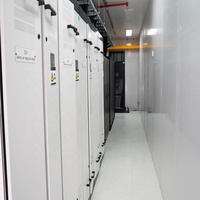 Infrastructure de centre de données micro IA modulaire et extensible avec armoire de serveur en rack et refroidissement CA N+1 pour les filiales bancaires