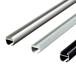 Customized Length High Appearance Slide Curtain Track Aluminum Silent Curtain Rod