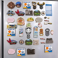 Fabricant d'aimants de réfrigérateur en métal avec logo personnalisé, aimants promotionnels, souvenirs, aimants de réfrigérateur touristiques, cadeaux de ville, autocollants magnétiques