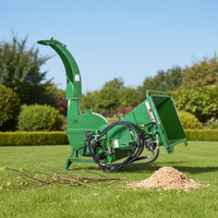Équipement agricole, déchiqueteur de bois PTO, équipement d'arboriculture, broyeur de branches, Holzhcksler pour tracteur, broyeurs de bois, déchiqueteurs de branches