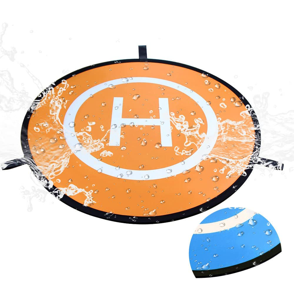 Hongdak Drone Landing Pads Waterproof Universal Landing Pad Fast-fold Double Sided Quadcopter Landing Pads for Drones DJI