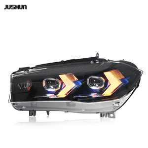 ชุดไฟหน้า LED สำหรับรถยนต์ Jushun Bmw X5 F15 พร้อมไฟ DRL และไฟเลี้ยว 12v 15000lm ความสว่างสูง แบบโปรเจคเตอร์ - Product Image 3