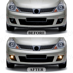 Accessori per Illuminazione <span class=keywords><strong>Auto</strong></span>, Fari Fendinebbia/di Guida per Nissan Versa Tiida 2007 2008 2009 2010 2011 - Product Image 4