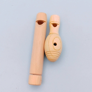 Sifflet en bois, flûte en bois naturel, instrument de musique pour enfants, éducation musicale précoce - Product Image 3
