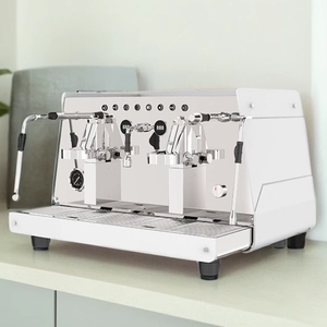 Cafetera Espresso Eléctrica Comercial de Doble Caldera de 11L para Hotel, Doble Grupo, 4500W, Control PID, Volumen Programable, Acero Inoxidable - Product Image 1