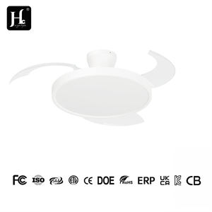 Ventilateur de plafond moderne de grande taille 52 pouces, ventilateur de plafond sans lumière, haute vitesse, ventilateurs de plafond en bois de 52 pouces avec télécommande - Product Image 4