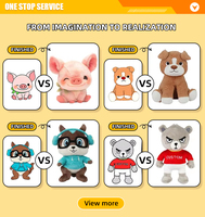 Peluche de lapin douce personnalisée en gros, écologique, pour sacs à dos d'enfants avec animaux en peluche