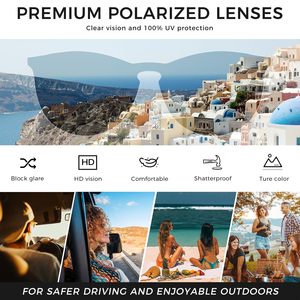 Premium Vintage <b>Round</b> <b>Sunglasses</b> for Women Men Classic Retro Trendy Style - Product Image 4
