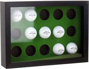 Vitrina personalizable <span class=keywords><strong>de</strong></span> pelotas <span class=keywords><strong>de</strong></span> golf <span class=keywords><strong>de</strong></span> madera con cubierta <span class=keywords><strong>de</strong></span> PC <span class=keywords><strong>de</strong></span> plástico acrílico caja <span class=keywords><strong>de</strong></span> <span class=keywords><strong>sombra</strong></span> para almacenamiento <span class=keywords><strong>de</strong></span> regalos y 15 pelotas <span class=keywords><strong>de</strong></span> golf - Product Image 3