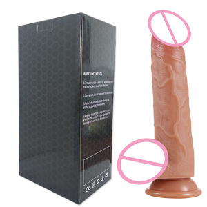 Jiuxi - Vibrador de Silicona Líquida de Gran Tamaño, Masturbador Femenino, Vibrador AV, Juguete Sexual para Adultos, Dildo Marrón Simulado - Product Image 5