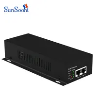 Sunsoont PoE 기가비트 인젝터 TP 1 포트 10/100/1000Mbps bt 90 와트 PTZ
