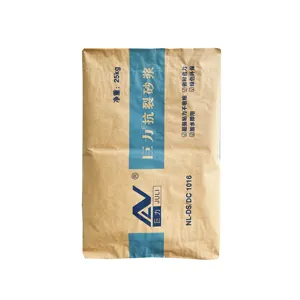 Recyclable Factory 3 Ply Kraft Paper Bag Tile Adhesive Packaging Cement Bags For Construction