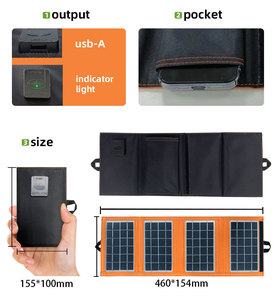 Chargeur solaire compact 6V 10W de qualité supérieure pour la randonnée - Product Image 2