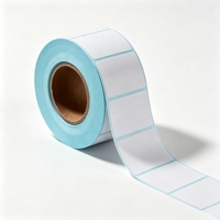 Étiquette d'expédition autocollante thermique blanche 60x40, écologique, personnalisée, avec code-barres alimentaire, promotion, rouleau d'étiquettes pour produits d'épicerie