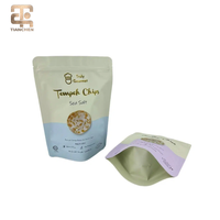 Sachet Doypack en aluminium mat, résistant à l'humidité, avec fermeture à glissière, pour chips et aliments pour animaux, impression héliogravure