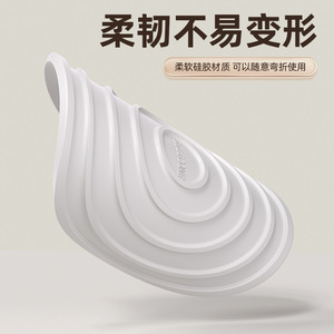 Tapis de cuisine en silicone rond, double face, antidérapant, isolant thermique, pour la protection des plans de travail, fabriqué à Wenzhou - Product Image 4