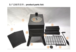 <span class=keywords><strong>Poêle</strong></span> de barbecue en <span class=keywords><strong>bois</strong></span> <span class=keywords><strong>à</strong></span> charbon de <span class=keywords><strong>bois</strong></span>, <span class=keywords><strong>poêle</strong></span> d'extérieur pour barbecue au charbon de <span class=keywords><strong>bois</strong></span>, réchaud de Camping - Product Image 2
