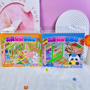 Livre d'autocollants en gros : Scènes miniatures mignonnes, autocollants 3D empilables sur le thème des courses et de la vie quotidienne pour enfants – Papeterie et cadeaux - Product Image 3