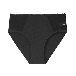 Ropa interior Menstrual de tela ecológica de cáñamo Tencel biodegradable de 4 capas de cintura alta para mujeres bragas Hipster a prueba de fugas - Product Image 6