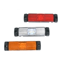 Feux latéraux LED rouge, blanc, ambre 12V 24V, stop, frein, clignotant, marche arrière, camion, remorque, étanches