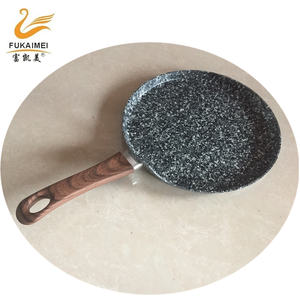 9pcsinduction alluminio dimenticare granito antiaderente set di pentole/ston rivestito di alluminio pentola di cottura con manico in legno - Product Image 6