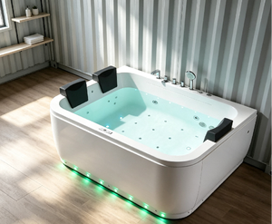 Vasca Idromassaggio Rettangolare Resistente, Sistema Termostatico Multi-Jet per <span class=keywords><strong>Case</strong></span> Container e Resort - Product Image 1
