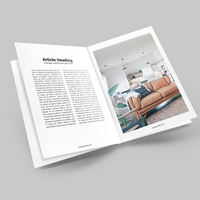 Magazine mensuel personnalisé en vente chaude, périodiques, magazine imprimé sur papier de qualité supérieure