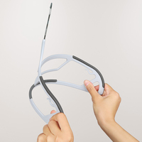 Cintre en plastique robuste antidérapant pour usage humide/sec, idéal pour manteaux, pantalons, costumes, chemises - Léger, gain de place, pour salon et supermarché