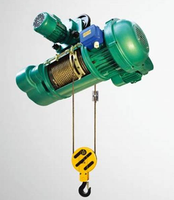Nouvelle palan électrique à câble industriel mobile à vitesse variable pour travaux de construction, manutention en atelier, en acier métallique durable