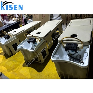 KISEN Lit de lavage multifonctionnel japonais pour spa capillaire, pédicure et moxibustion, avec circulation d'eau, pour salons de coiffure, spas et instituts de beauté - Product Image 3