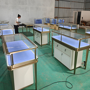 Vetrina Espositiva per <span class=keywords><strong>Gioielli</strong></span> con Illuminazione LED, Mobile Espositivo in Vetro per Negozi <span class=keywords><strong>di</strong></span> Lusso, Espositore per <span class=keywords><strong>Gioielli</strong></span> per Centri Commerciali - Product Image 2