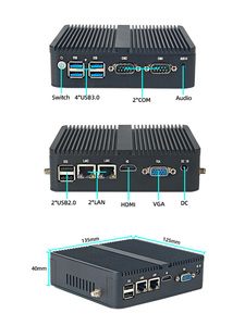 Mini PC sans ventilateur J1900 NUC industriel YCT-074 en vente directe d'usine avec SSD, double LAN/WiFi, RAM DDR4, garantie de 3 ans - Product Image 2