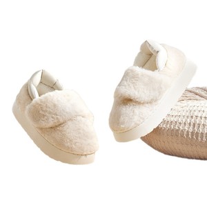 October Crystal Cloud Warm Velvet Maternity <b>Shoes</b> Anti Slip Closed Heel Postpartum Slippers Sizes 36 37 40 41 - Product Image 5
