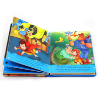 Service d'impression de livres cartonnés pour enfants OEM, livres de lecture éducatifs pour enfants, livres cartonnés à thème dessin animé