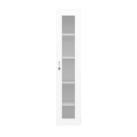 Bibliothèque de porte en verre en acier durable Offre Spéciale 4 armoire de rangement réglable pour bureau à domicile utilitaire scolaire