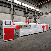 Découpeuse à jet d'eau de bureau Hongyi à 5 axes, machine de découpe à eau CNC à 5 axes pour granit, marbre, pierre, carrelage