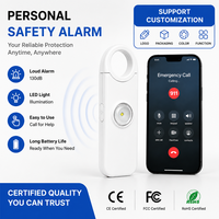 Alarme de sécurité personnelle à décibels élevés 130 dB avec activation d'appel d'urgence - Fabricant OEM/ODM personnalisable