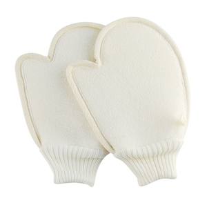 2023 vendita calda miglior rimozione della pelle morta guanto di luffa massaggiatore per il corpo guanto esfoliante da bagno in luffa - Product Image 5