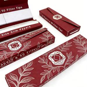 In Stock Custom Premium Quality Manual Modern <b>Rolling</b> Papers Fast Delivery Grinder Tips Rice Paper Gum Arabic Customized Size - Product Image 2