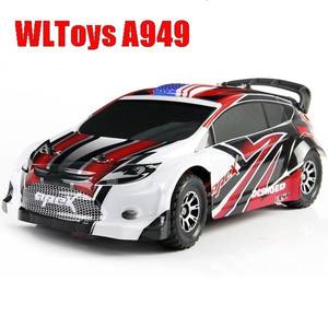 Alta calidad <span class=keywords><strong>WLtoys</strong></span> <span class=keywords><strong>A949</strong></span> RC Car 2,4 GHz 1/18 Proporción completa Car Toys Alta velocidad 50 km/h Racing Car 4WD Juguetes con luz LED - Product Image 4